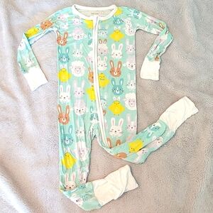 Little Sleepies Aqua Pastel Parade Zippie 18 to 24 Months